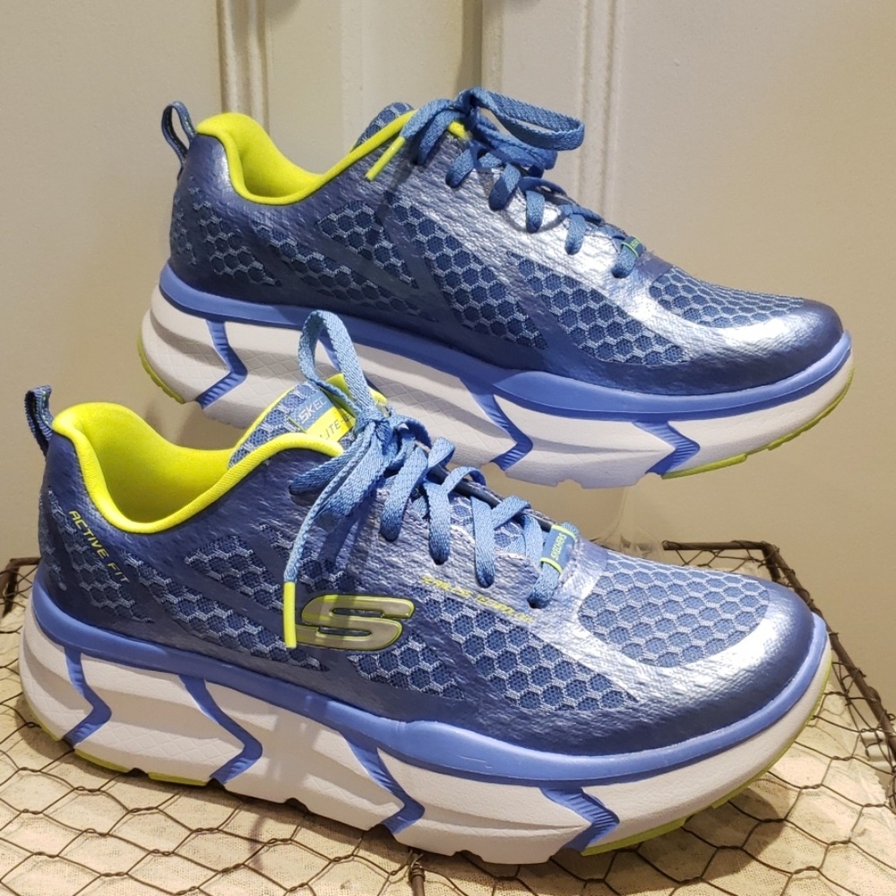 Skechers Elevations Blue & White Active Shoes